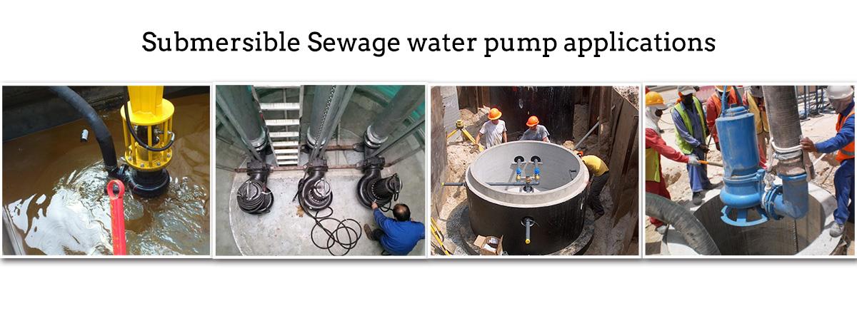 sewage water pump application