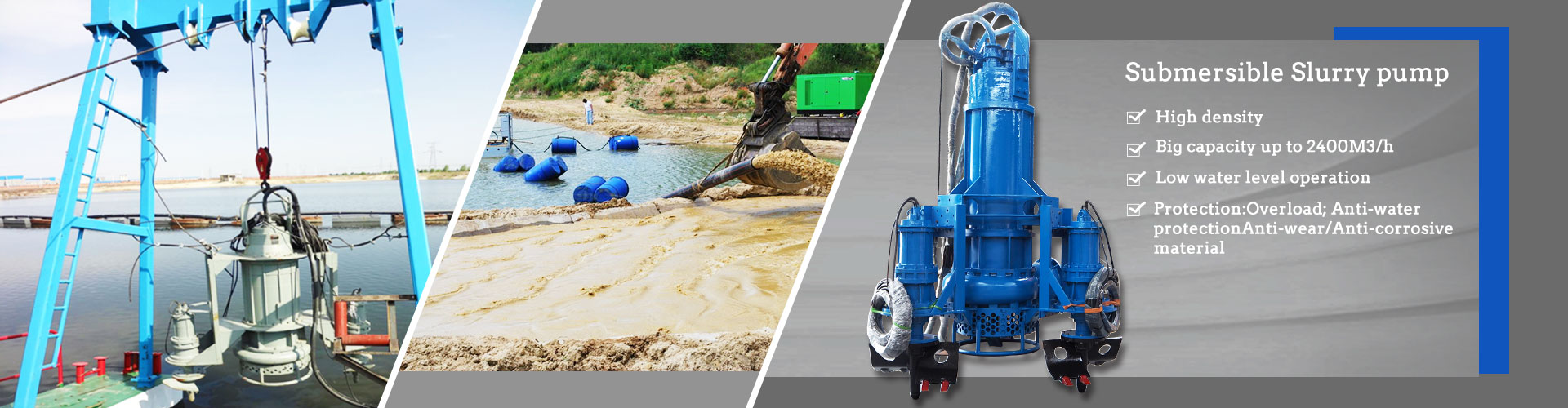 Submersible slurry pump