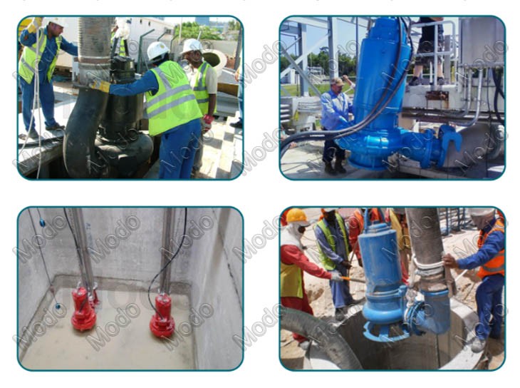non clog sewage pump