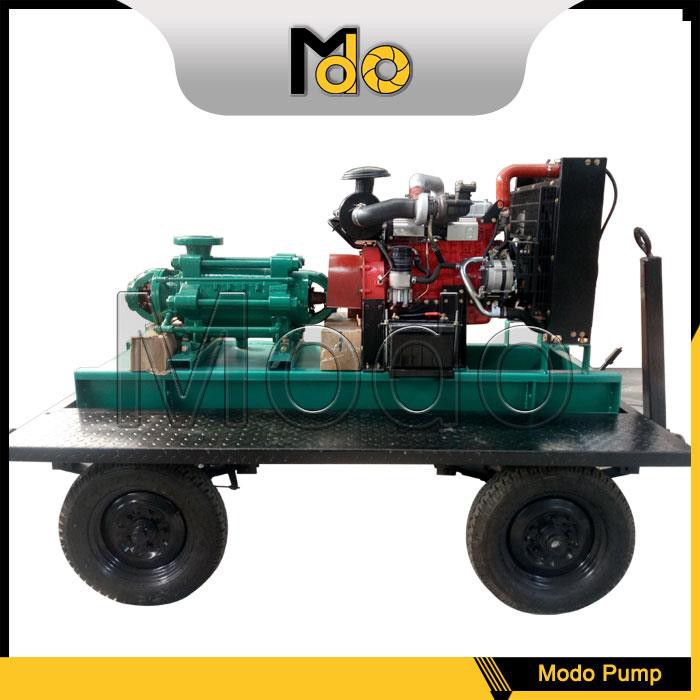 Diesel Multistage Pump With Trailer